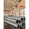 Galvanized Power Transmission Pole 11M single loop electricity transmission steel pole Supplier